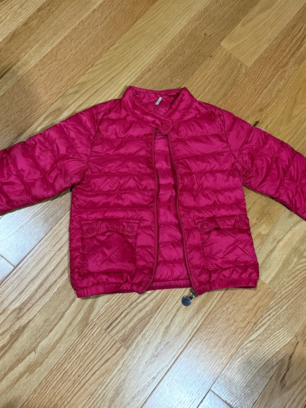 Moncler Kids Quilted Puffer Jacket - Hot Pink